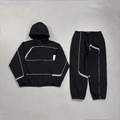Black S-Shaped Suit (Top + Pants)