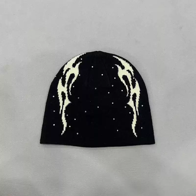 Hellstar Flame Beanie (Black)