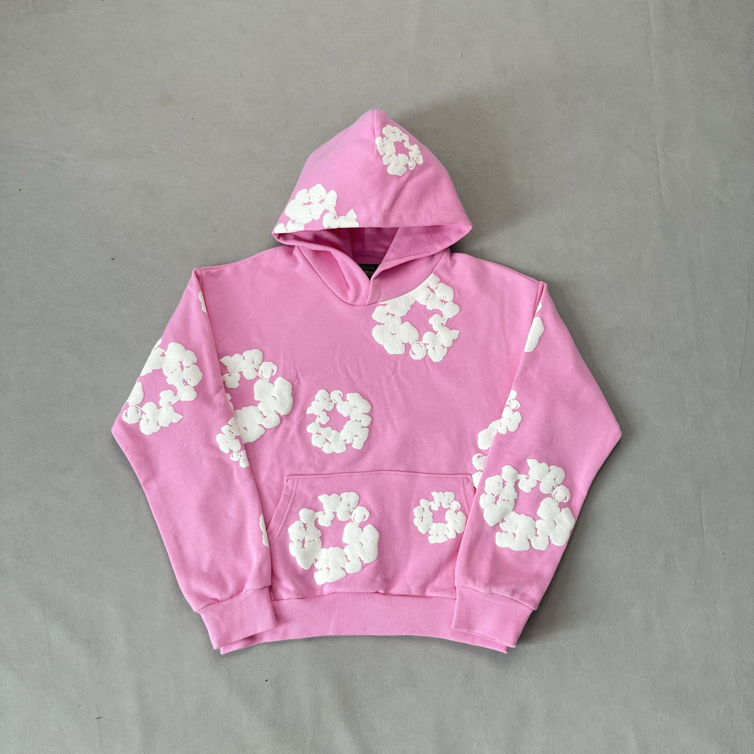 thumbnail for Denim Kapok American Hoodie Made in Portugal Hooded Sweatshirt