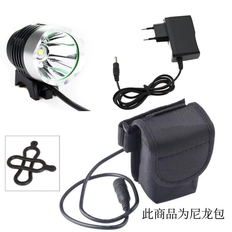 四节26650电池组布包自行车灯尼龙套电池包