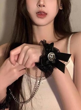 蕾丝铃铛脚环女脚链手环项圈性感