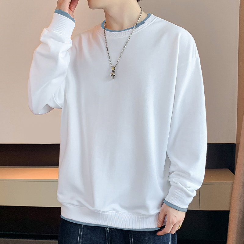 速发内024新款长袖T卫打底衫薄款2搭秋衣可外穿假两件士衣潮