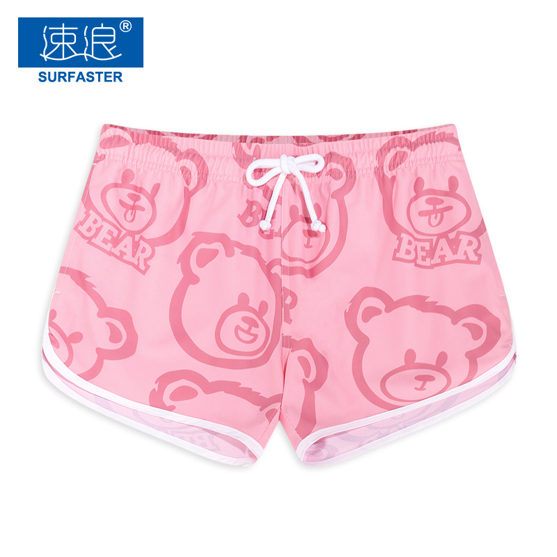 速发速干可下水士沙滩裤水上乐园裤浪泉裤游泳裤海边度假冲温泡情