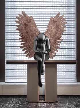 速发天高人物雕塑艺术品摆件售楼处酒店大型工艺品客级过道使厅感