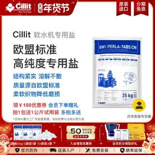 Cillit進口家用軟水機專用效率高通用BWT軟水鹽離子樹脂再生劑