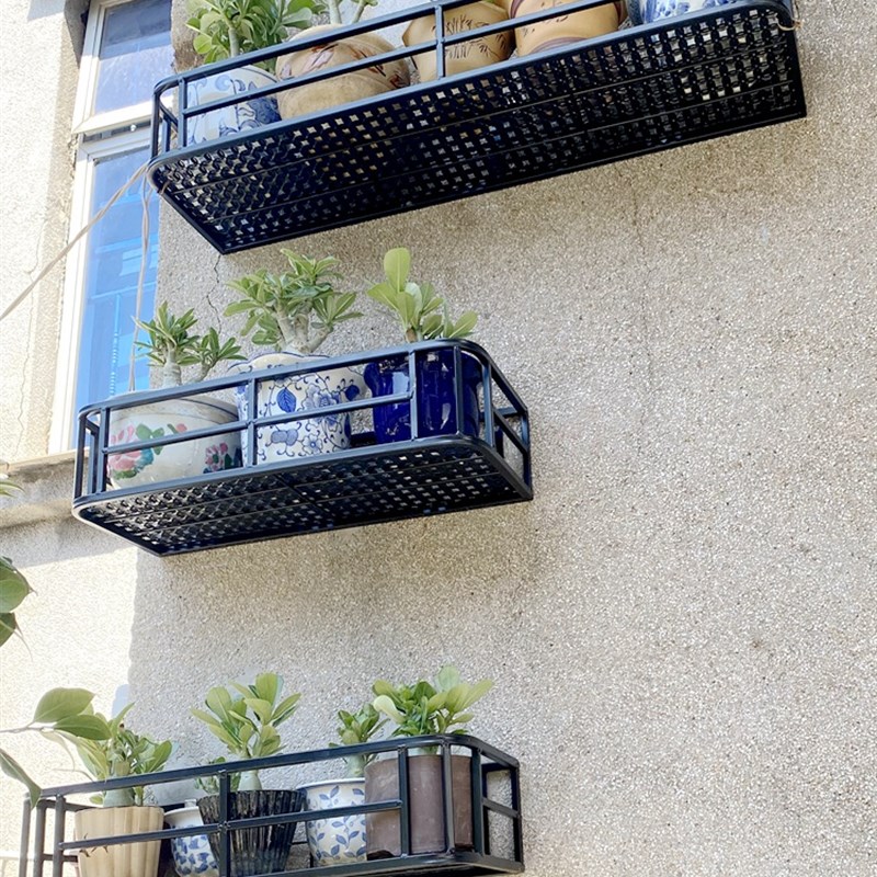 圆角欧式墙壁花架阳台挂式花架壁挂墙上绿萝悬挂式置物装饰花盆架