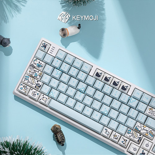 可爱童趣键帽KEYMOJI喵冬主题