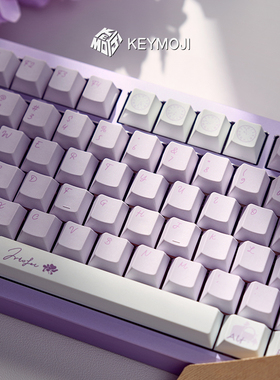 KEYMOJI薇尔莉特主题键帽紫罗兰花园紫色原厂二次元可爱高颜值