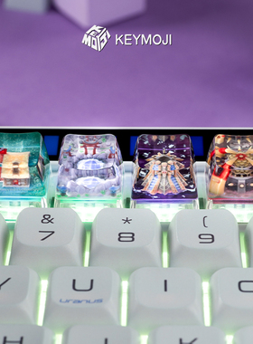 KEYMOJI 魔兽世界建筑树脂键帽WOW月亮井3D打印个性键帽Wooting