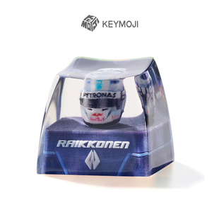 KEYMOJI莱科宁头盔键帽F1赛车主题机械键盘个性键帽
