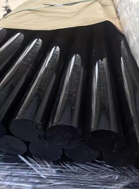 进口PP+GF30棒黑色加玻纤GF40%PP板加纤GF20PP板材耐酸碱耐腐蚀棒