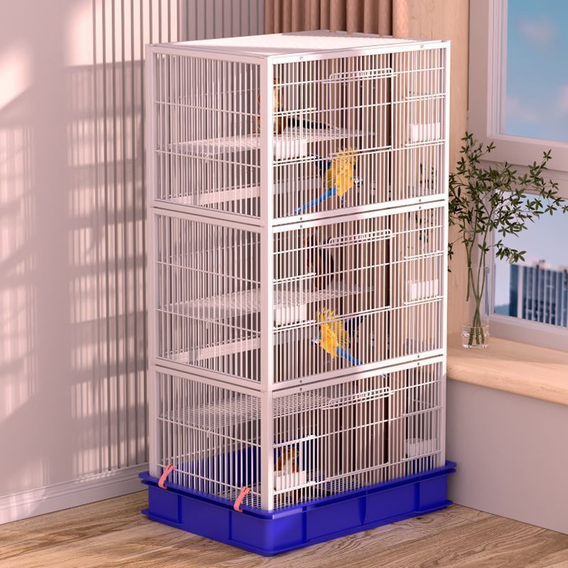 鸟笼子大号超大号鹦鹉笼子加高三层家用花枝鼠松鼠笼子兔笼繁殖笼