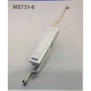 生久柜鎖門鎖MS731 鎖桿鎖亞光黑色 連桿鎖機(jī)箱鎖配電柜 6拉桿鎖
