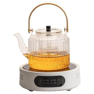 大功率煮茶炉家用烧水煮茶炉玻璃茶壶煮茶壶 电陶炉煮茶器2024新款