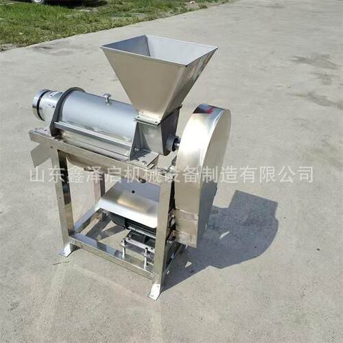 大型水果蔬菜榨汁机渣汁分离工业果蔬压汁机苹果梨葡萄螺旋榨