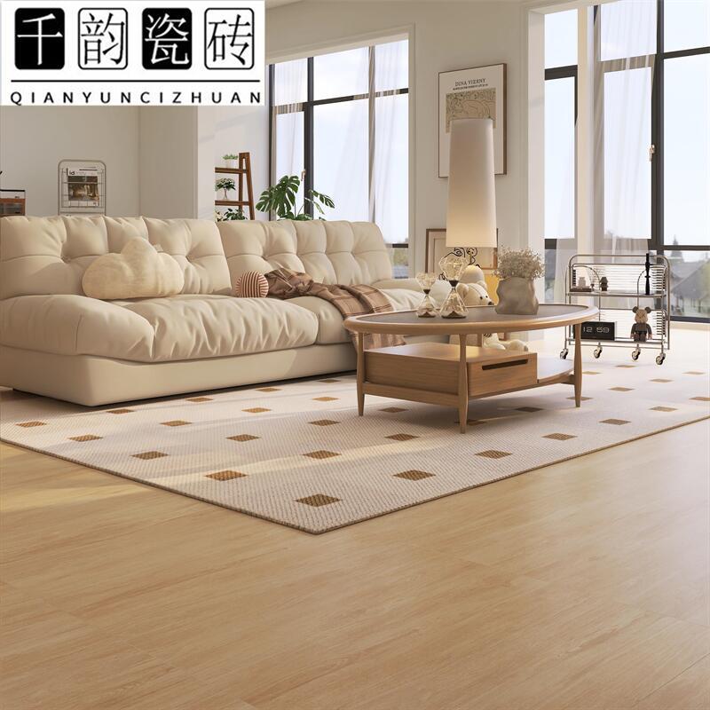原木风木纹瓷砖600x1200柔光天鹅绒木纹砖卧室客厅仿实木地板砖