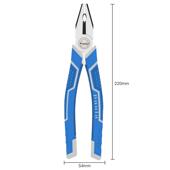 拉级丝钢丝钳8寸带拉线工业老虎钳子克钳平口钳断线钳电MCO工保60