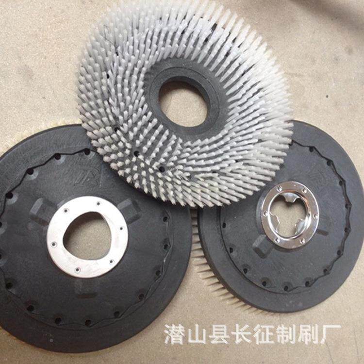 洗地机刷盘工清业机械洗件地圆盘刷洁设备配混138合丝毛刷盘厂机