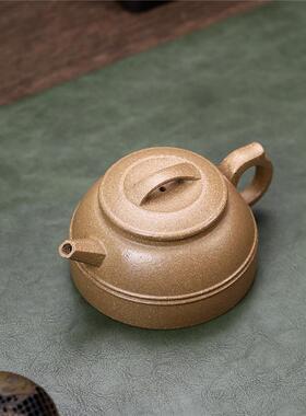 宜EZF兴紫壶砂原茶矿老段泥工双线手半月家用功夫紫砂茶具壶