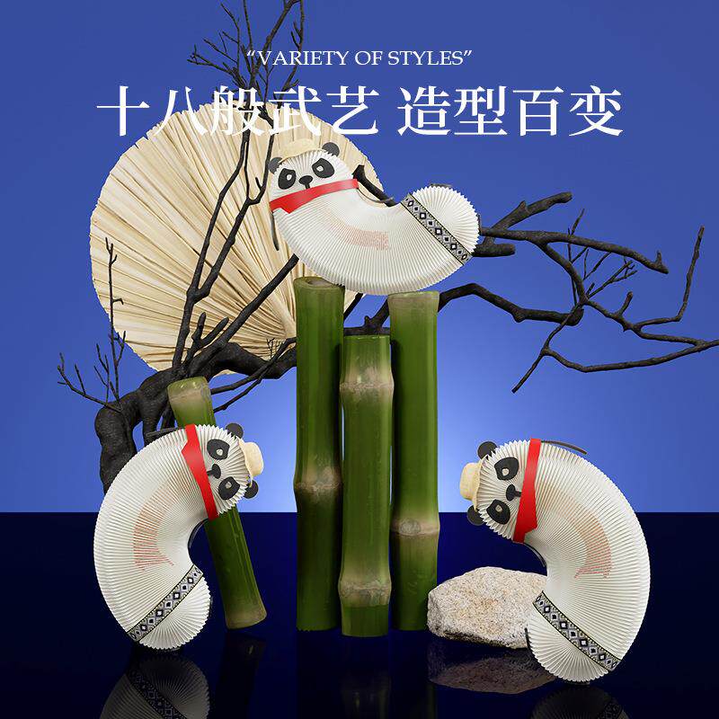 十八桌面摆件客家居装饰收入厅户玄关纸摆件纳熊猫系列办公室好物