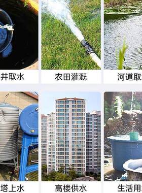 巨泉井高扬程潜水泵农灌溉22泵0v井用深深水泵抽用XJD水泵1寸