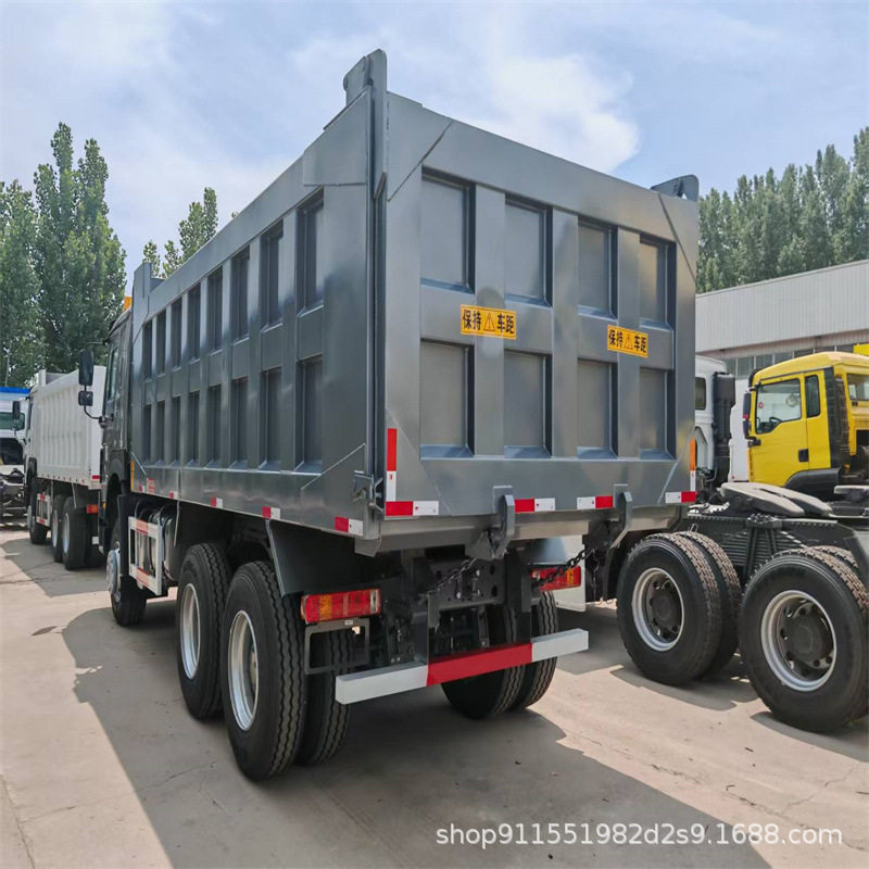 欧三排放 新车库存 375马力371马力豪沃后翻自卸车 6X4渣土车