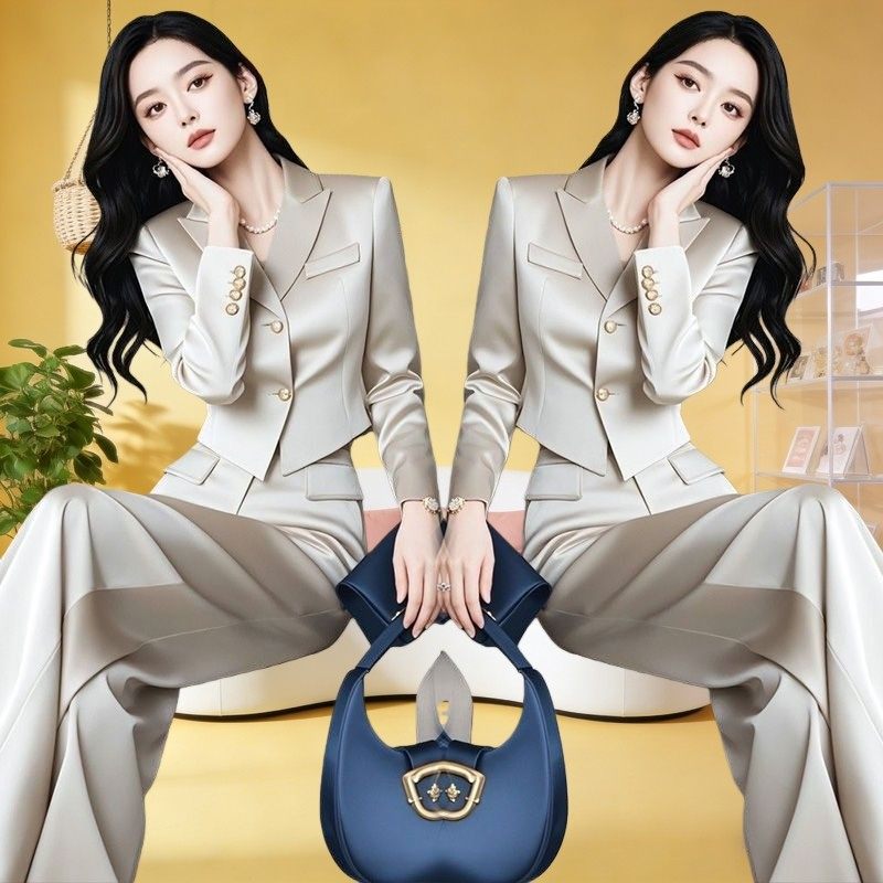 小香风西装穿搭春秋气质一整套时尚高级感漂亮高端外套裤子套装女,女装/女士精品,时尚套装,淘宝优惠券,粉丝福利购,淘宝优惠卷