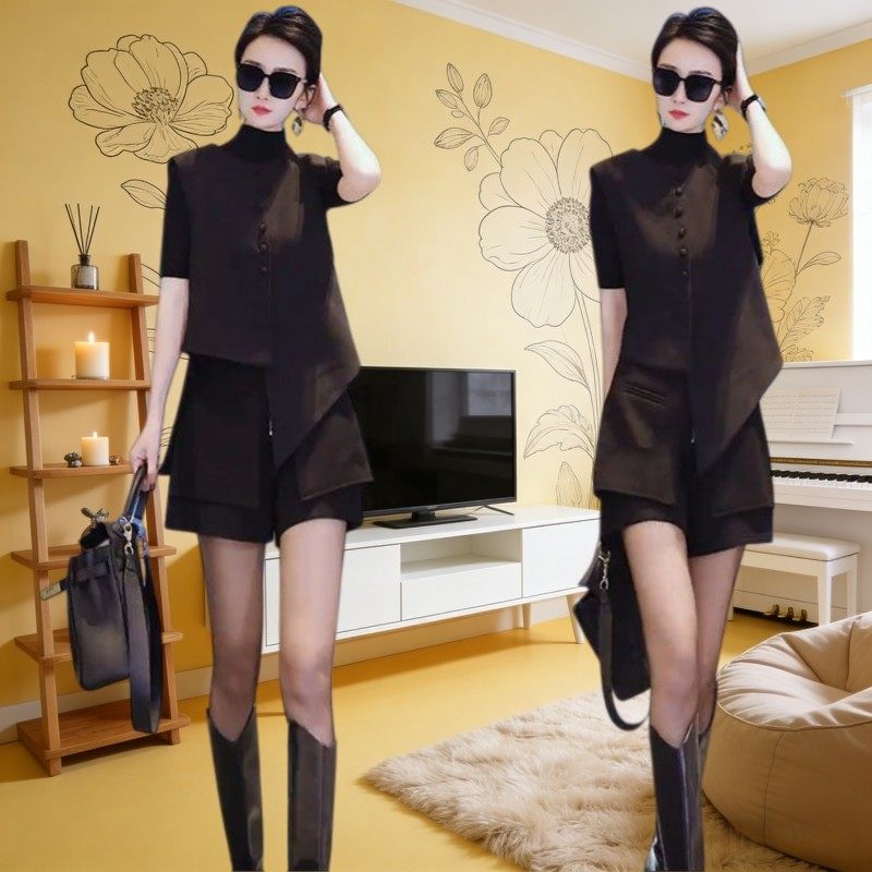 小香风时尚春秋季2026新款法式高级感无袖马甲半身裤子两件套女潮,女装/女士精品,时尚套装,淘宝优惠券,粉丝福利购,淘宝优惠卷