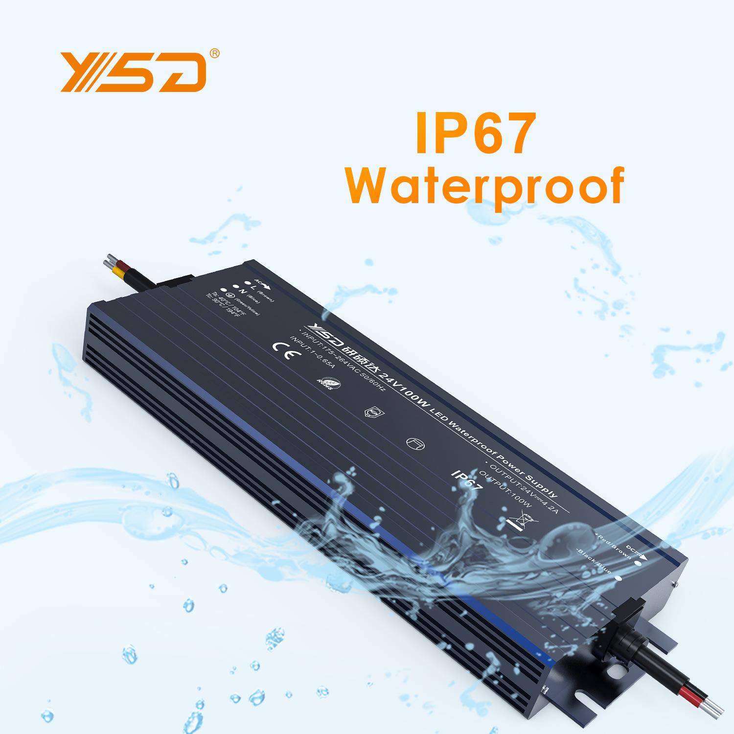 LED防水电电源霓WV/V-户外防水电源广告灯虹灯照明源497IP