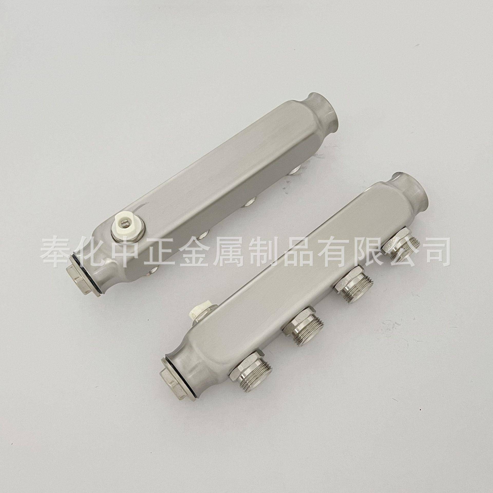 ZZ不分水器地暖分器，散热ZZ18121-器锈集钢水分水器，地热分水器