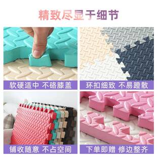 爬垫婴儿无味行铺面 装 地垫子拼游乐场地垫儿童房可擦MC洗泡沫