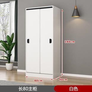 衣柜简约储现衣橱卧室代家用物柜出租屋小户型经性移济门收纳YGY