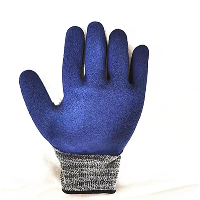 星宇红宇掌中星L895劳保手套弹力防滑发泡耐磨不臭手工地工作