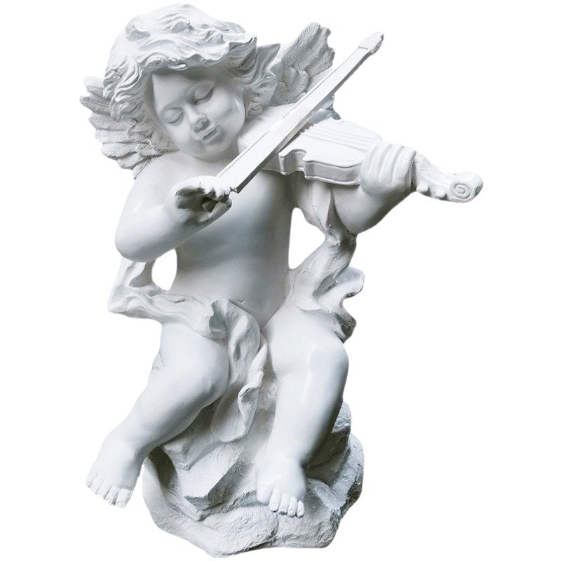 欧式人物艺术装饰家居客厅花园丘比特演奏小天使音乐人玻璃钢摆件,家居饰品,装饰摆件,淘宝优惠券,粉丝福利购,淘宝优惠卷