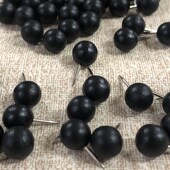 50枚木质图钉复古风软木板照片墙留言毛毡板装 饰创意木制图钉