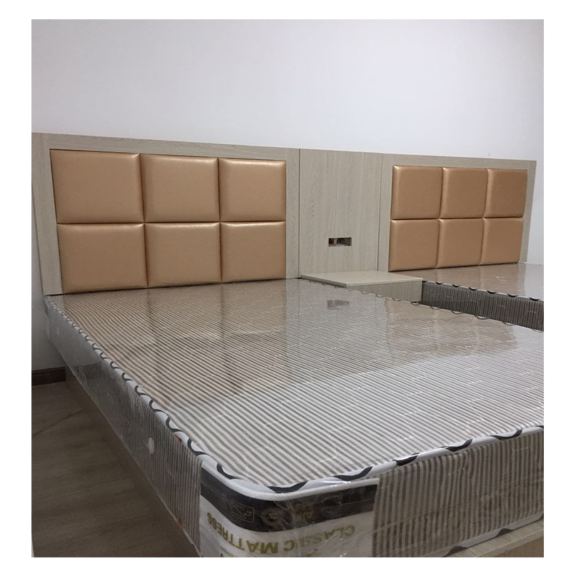 宾馆家具标间全套商务快捷酒店家具床双人床定制名宿板式家具