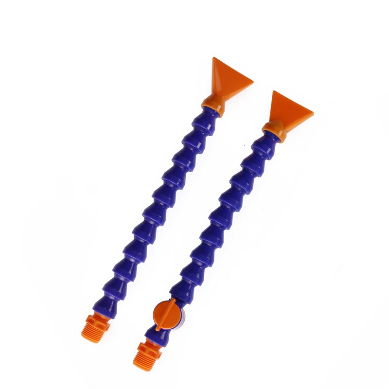 4分机床冷却管车床塑料水管机械喷嘴蛇形油管带开关1/2竹节万向管