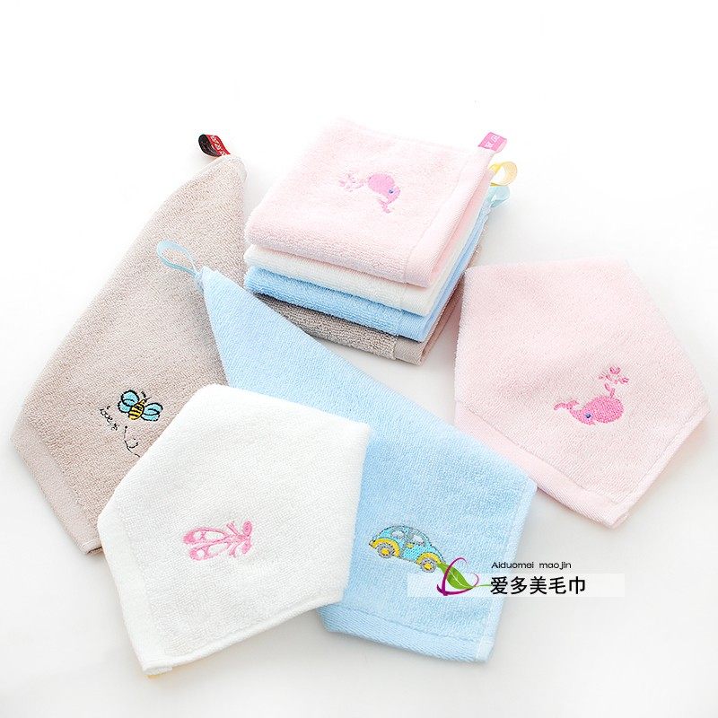 纯棉幼儿园小毛巾四方形全棉挂绳擦手巾儿童巾白色方巾洗脸洁面巾,居家布艺,毛巾/面巾,淘宝优惠券,粉丝福利购,淘宝优惠卷