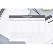 周计划本打卡自填式 每月待办事项简约每日计划清单日程大号记事本