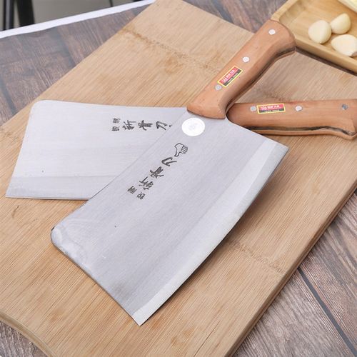 锐耐斩骨刀酒店厨房断骨刀砍骨刀锻打专用屠夫斩骨刀锻打锰钢加重