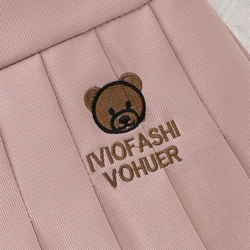 女童短裙2024春季新款女宝学院风JK半身裙女孩白色洋气短裙百褶裙