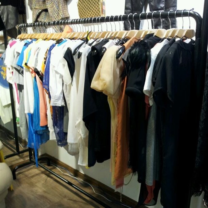 铁艺服装展示架落地中岛架服装店货架靠墙侧挂衣架童装挂衣架包邮