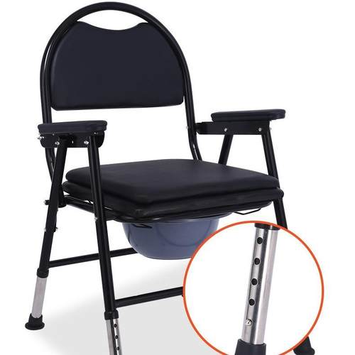 老人坐便椅加粗加厚家用坐便凳移动厕所孕妇坐便器成人结实坐便椅