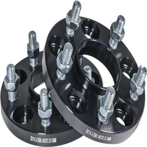 汽车配件锻造铝6061法兰盘5*114.3-66.1-15改装加装垫片