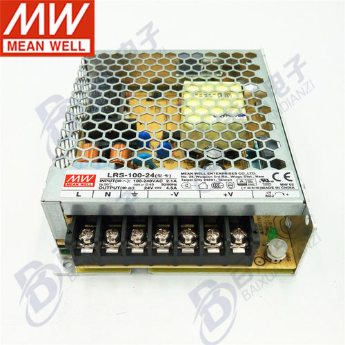 台湾明纬LRS-100 100W3.3/5/12/15/24/36/48VDC开关电源替代NES/S