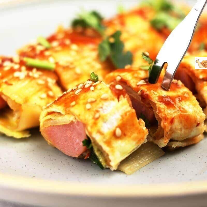 锐文正宗东北烤冷面皮真空速食面饼装片装懒人家用酱料小吃包