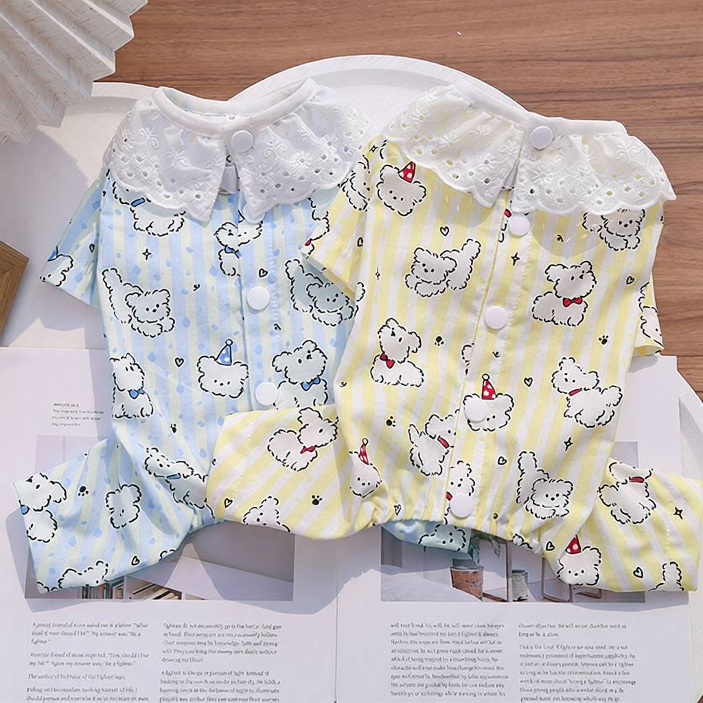 棉质包肚衣春夏宠物狗狗猫咪衣服