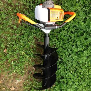 手提式 挖坑機 打洞打樁植樹機挖洞機兩沖程大功率48單人汽油地鉆
