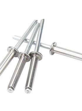 开型扁圆头抽拉铆钉不口锈钢装潢钉BKM芯3.DZM2M4M4.8M6.4拉铆钉