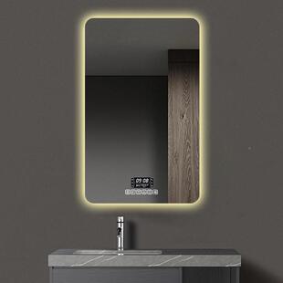 方形灯带灯感智能卫浴MVB室镜生间触屏防雾led镜洗手台发光应镜子